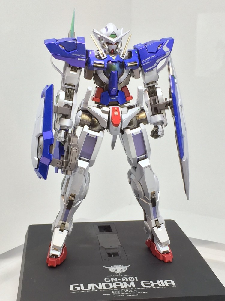 Metal Build Gundam Exia 10th Anniversary Package Exhibited at 